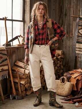 Dickies Canvas Carpenter/painter/cargo/utility Pants w YTK 90s 80s retro vibe